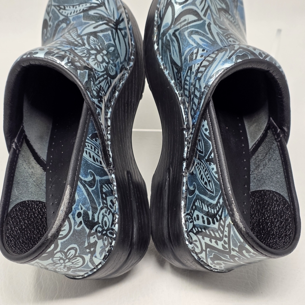 Dansko Womens Professional Floral Patent Clog Size 39 EU 8.5-9 US Pre-owned - Picture 12 of 15